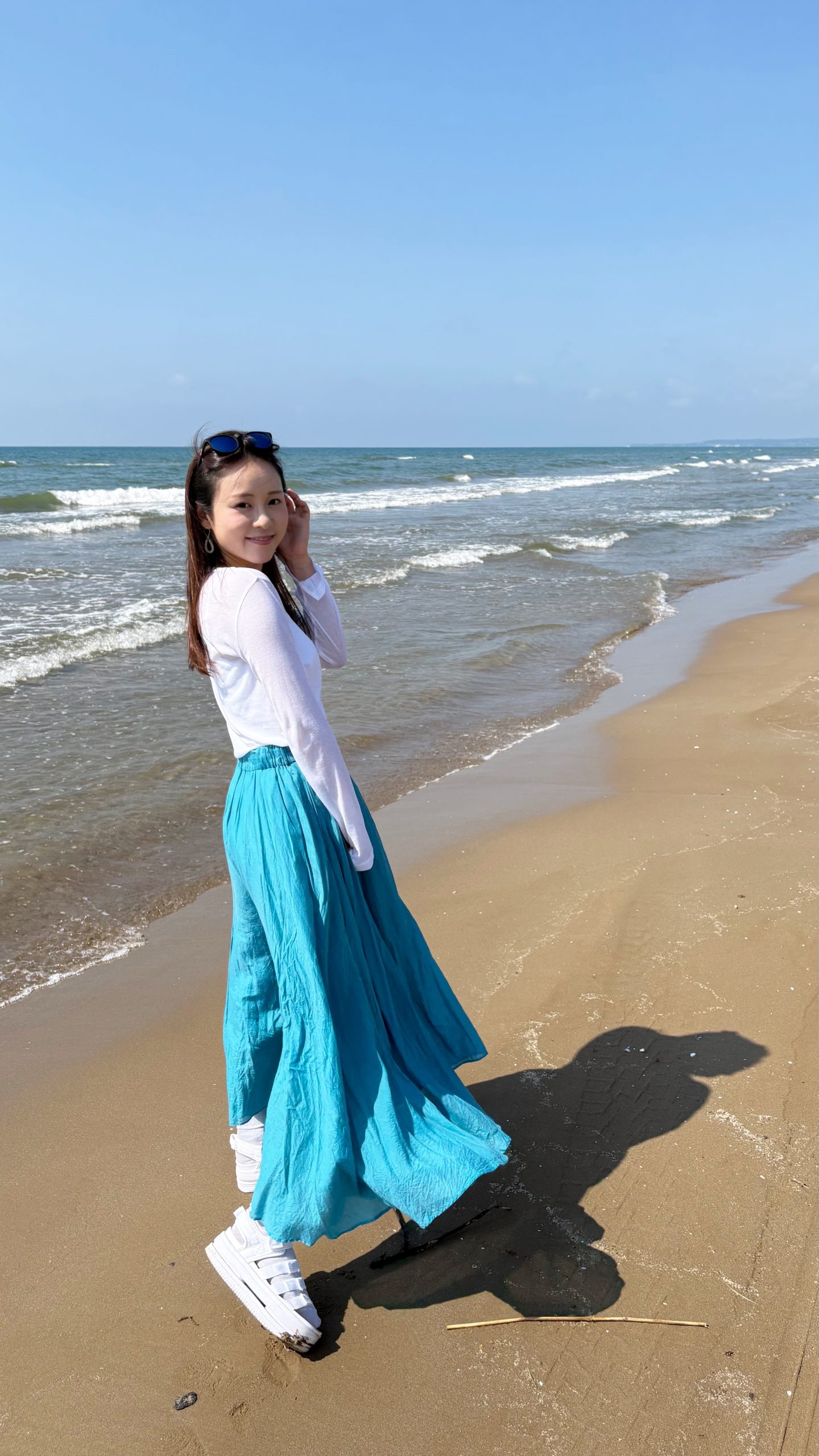 海がきれい！