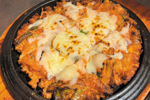 韓国チーズチヂミ