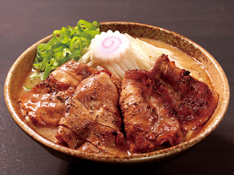 濃厚味噌「炎・炙」肉盛そば